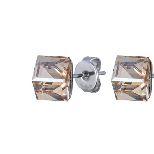 Пусеты Fiore Luna Crystal Champagne, SWE0127/2 CH S фото 3